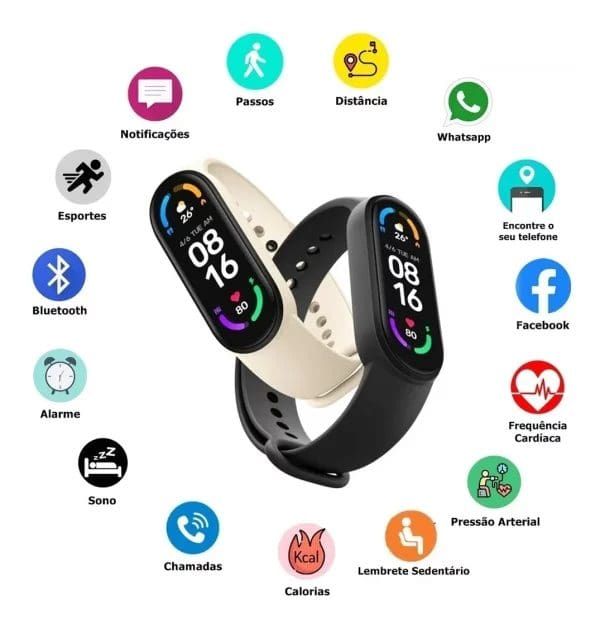 Foto extra 1 do produto martwatch Relógio Inteligente Smartband M6