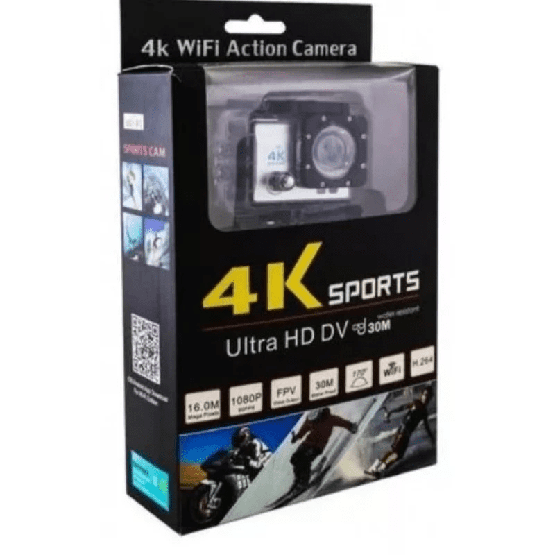 Foto extra 1 do produto Câmera de Esportes e Ação 4k Full Hd a Prova D’Água Wifi Tipo Go Pro