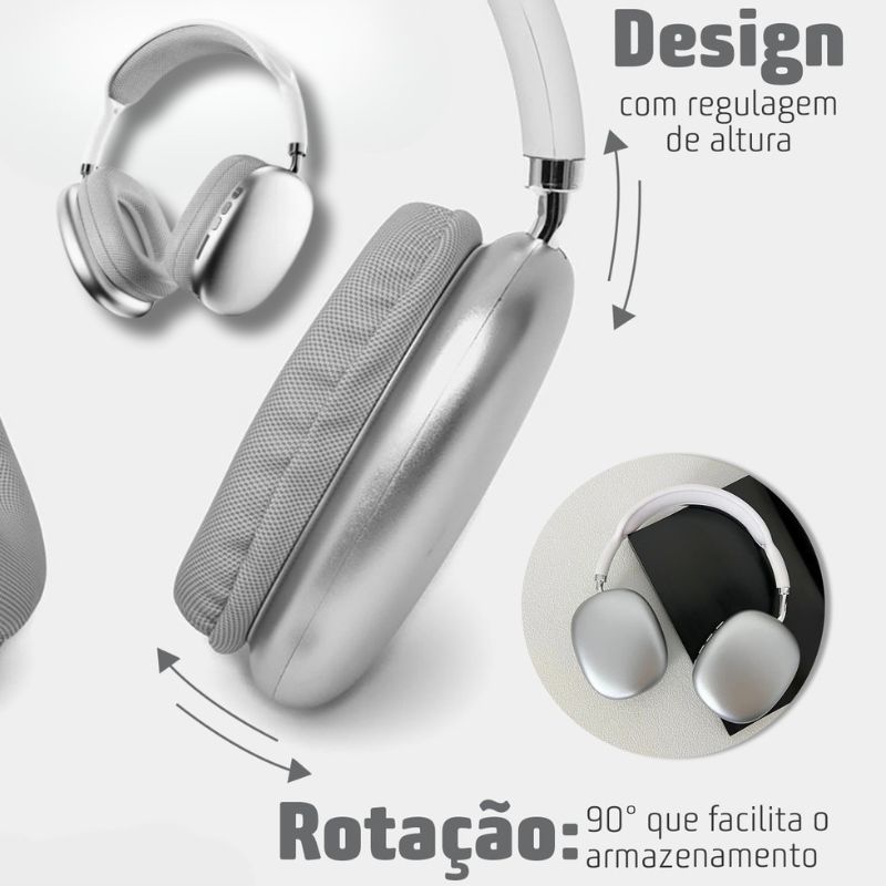 Foto extra 4 do produto Fone de Ouvido Headphone Bluetooth