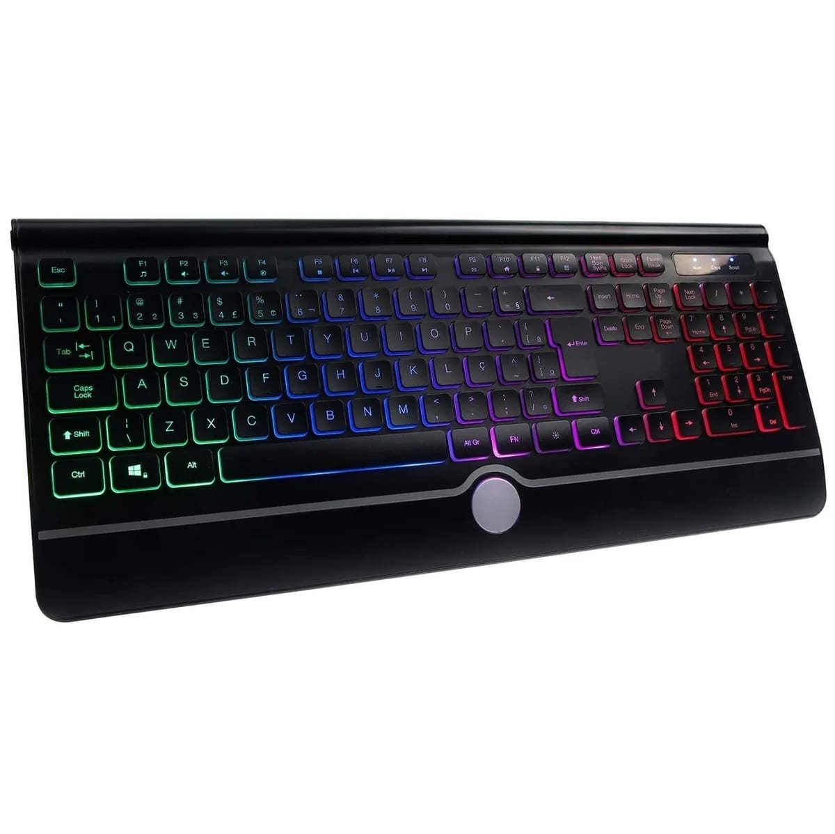 Foto extra 3 do produto Teclado Gamer HAIZ HZ-580 Teclas Baixas e Silenciosas – USB – Preto – ABNT2