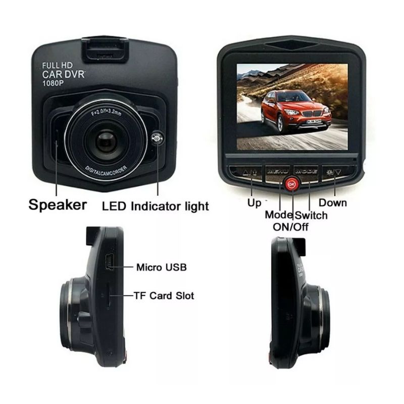 Foto extra 2 do produto Câmera Veicular DVR Recarregável Full HD 1080P