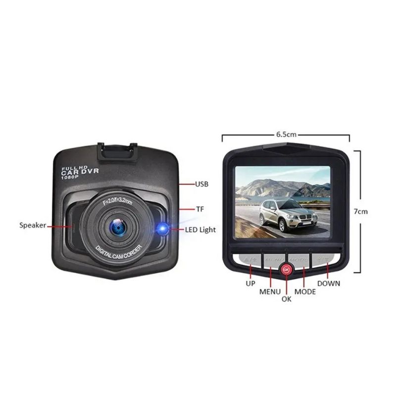 Foto extra 4 do produto Câmera Veicular DVR Recarregável Full HD 1080P