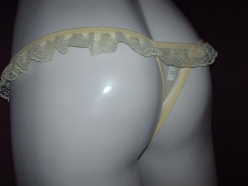 Foto extra 1 do produto Fio Dental Sexy Renda Nylon Amarelo