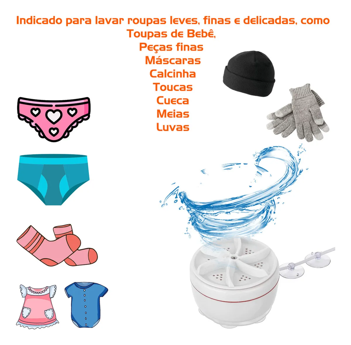 Foto extra 1 do produto MAQUINA DE LAVAR PORTATIL BM F1073